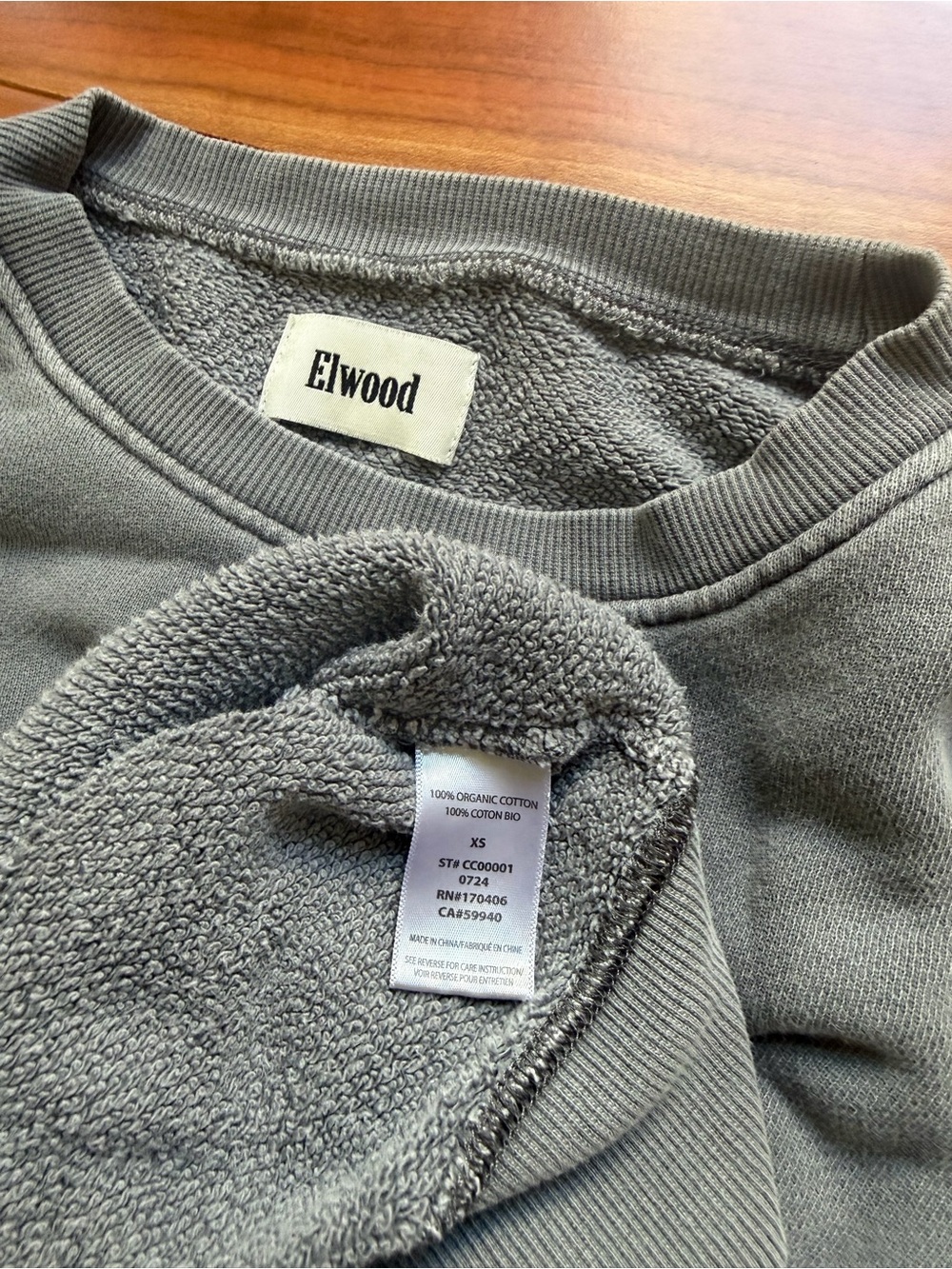 Elwood Clothing Oversized Core Crewneck - Picture 4 of 4